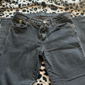 Second yoga jeans. Used great condition lightly worn. Black brownish jeans